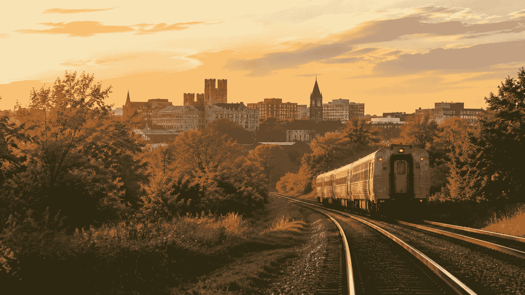 Trains to Bloomington
